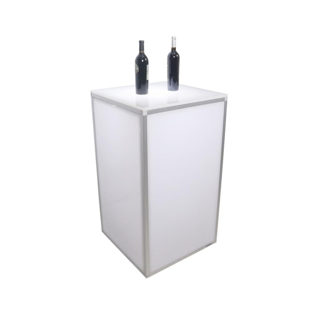 Prox XSA-2X2-42 Lumo Stage Acrylic Stage 2'x2'x42 Platform Cube Light Box Sec...