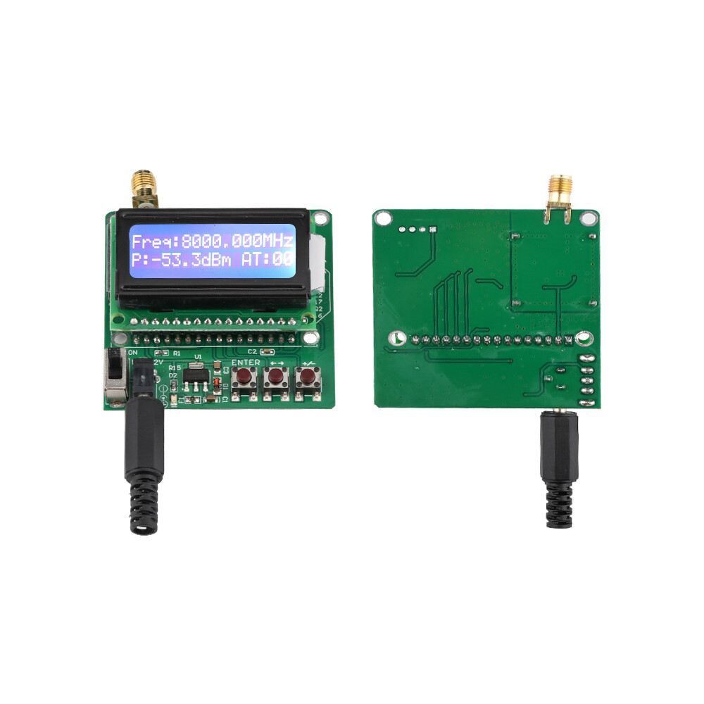 -60dBm to -5dBm Power RF Meter Attenuation Digital Display Signal Strength Board