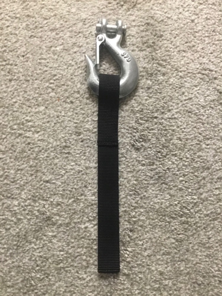 YAMAHA ATV WINCH CABLE LINE SLIP HOOK PULL STRAP