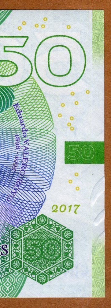 Kamberra, 50 Numismas, 2017-2019, New Redesigned Basic Series, UNC Lizard