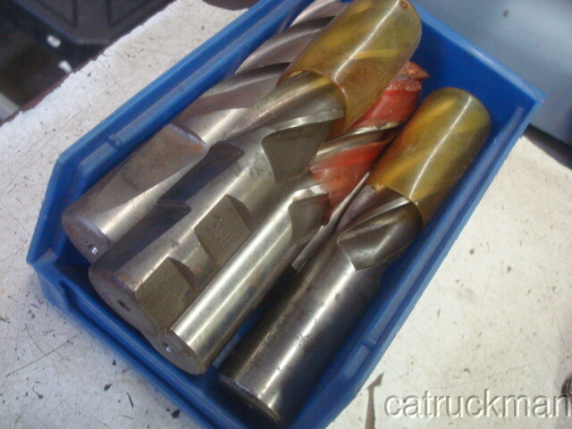 7 pcs. 1" & 7/8" Shank End Mills - All sharp & ready to use!