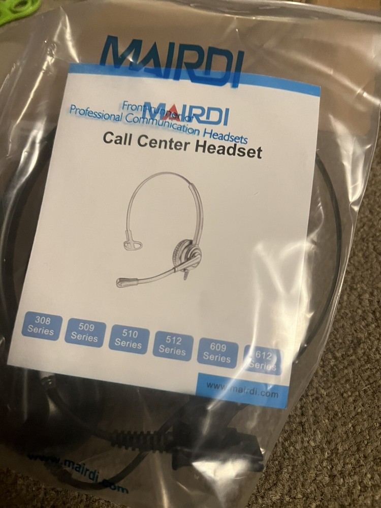 Mairdi Communication USB Headset with Noise Cancelling Microphone & Mic