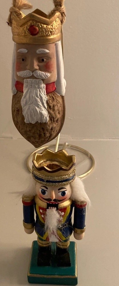 Nutcracker Ornaments Mini 4"x2" And The Nutcracker King Ceramic Candy Container