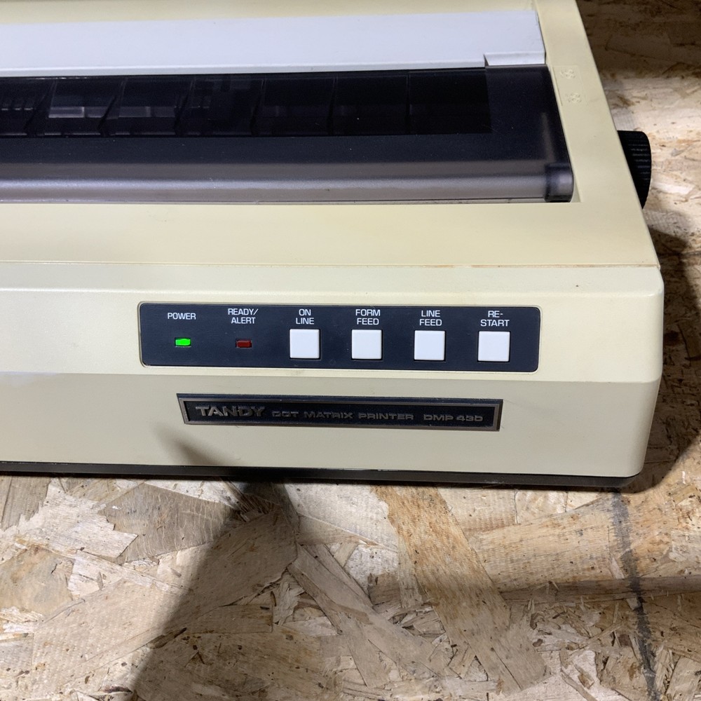 Vintage Tandy DMP 430 Wide Format Dot Matrix Printer