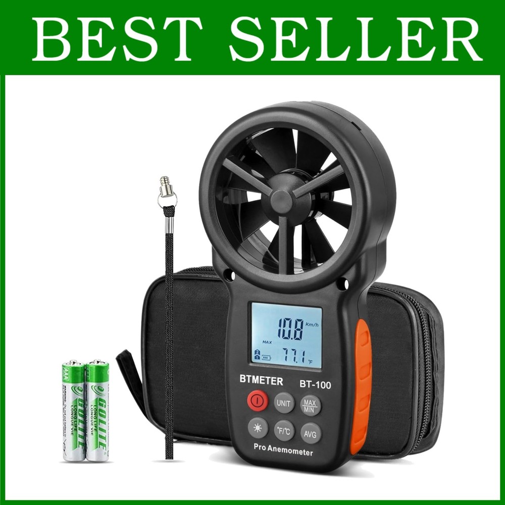 Portable Digital Wind Speed CFM Meter for Shooting