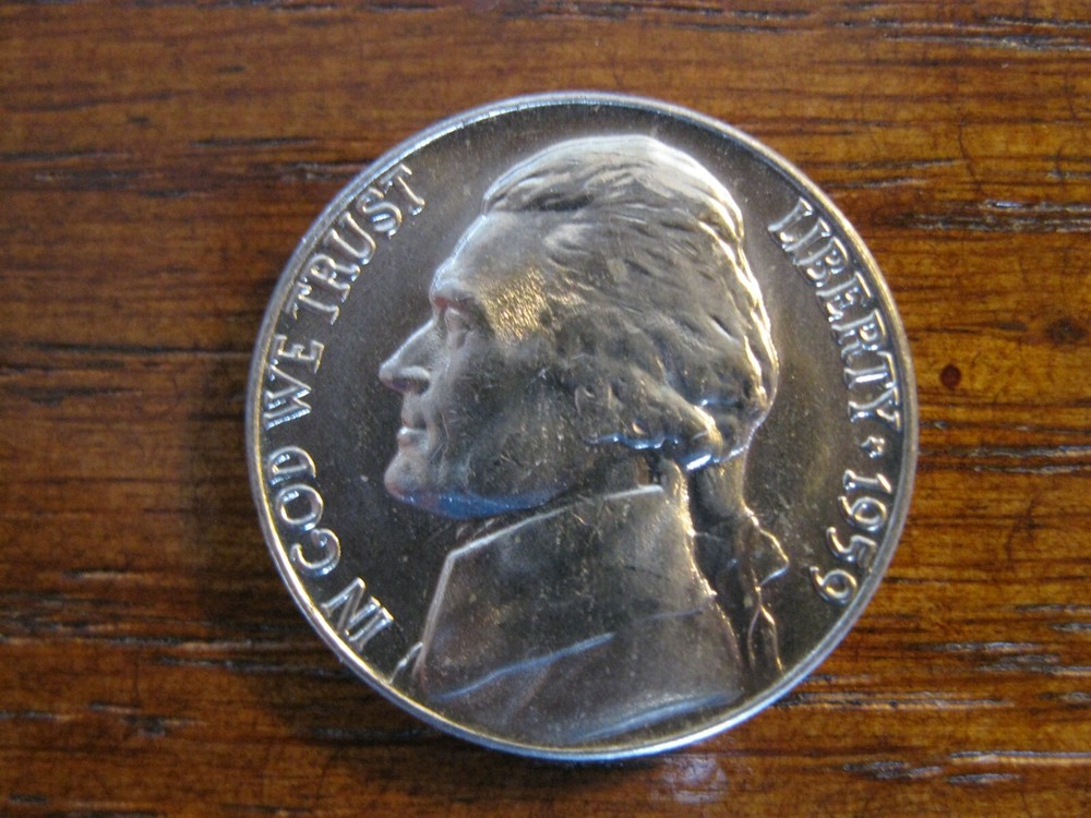 1959 D Jefferson Nickel Ch/Gem BU!