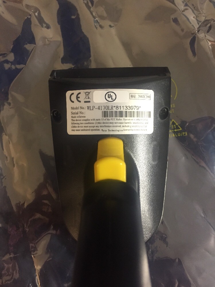 WASP WLP-4170LR Handheld CCD Scannner with Cable ~ NEW!