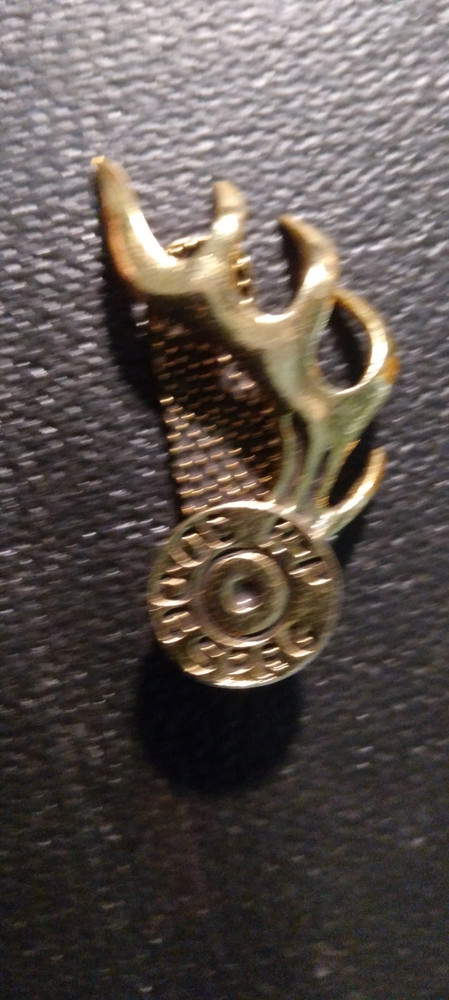 BRASS ANTLER HAT PIN / CLIP NEW
