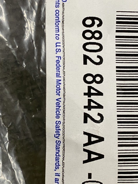 Genuine Mopar Front Wiper Blade Right 68028442AA