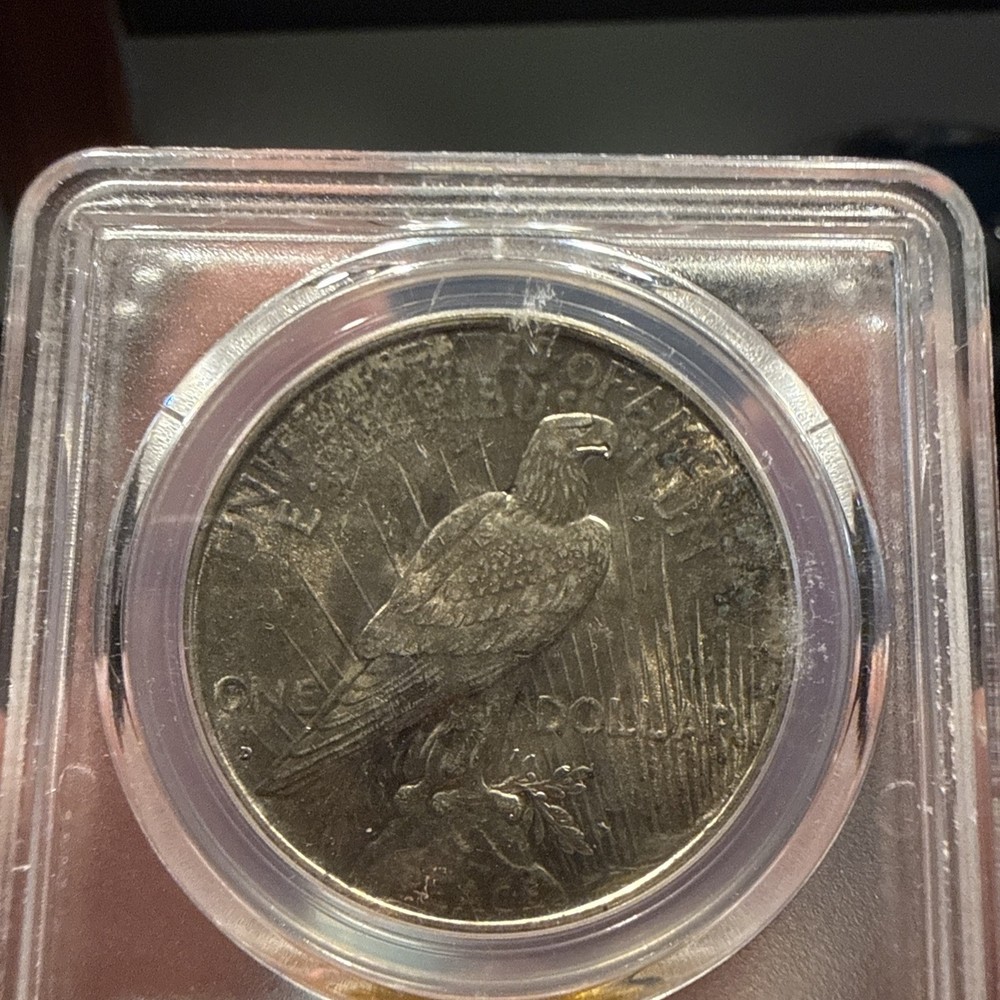 1934-D Peace Dollar PCGS MS62 Toned Better Date $1