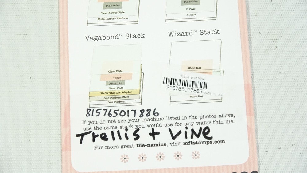 Die-namics Metal Die Trellis & Vine