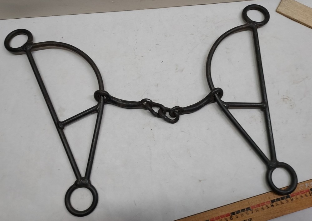 Nichols Banana Shank Snaffle Bit Mule Training Bit - 0331263