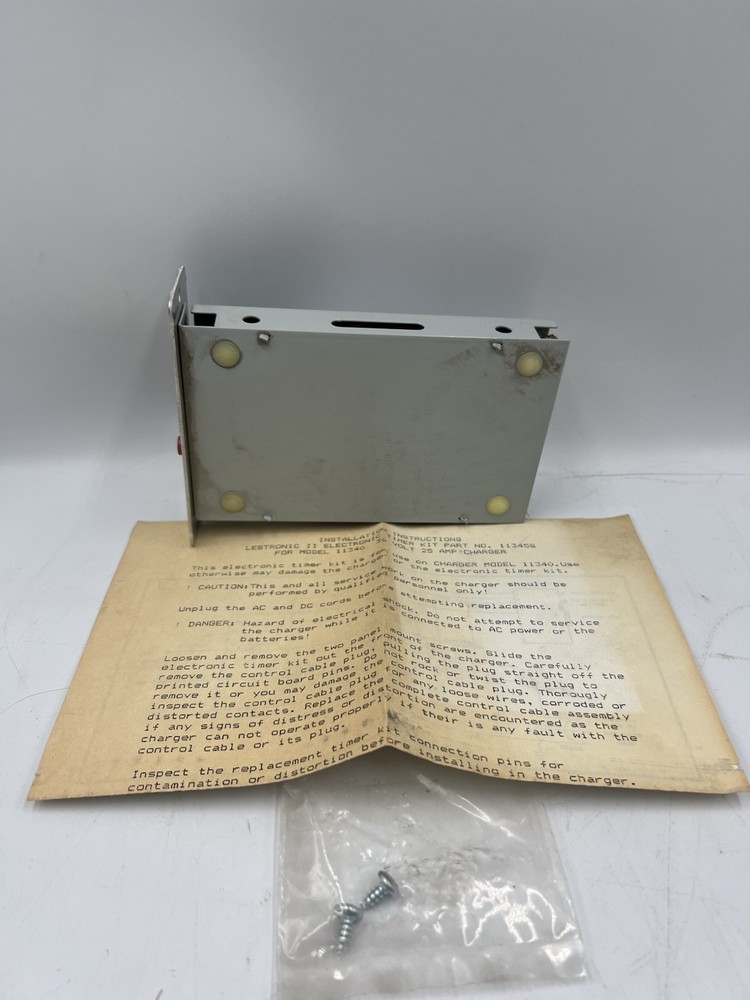 New NOS Lestronic II Electronic Timer Kit Part # 1134S for Model 11340 Charger