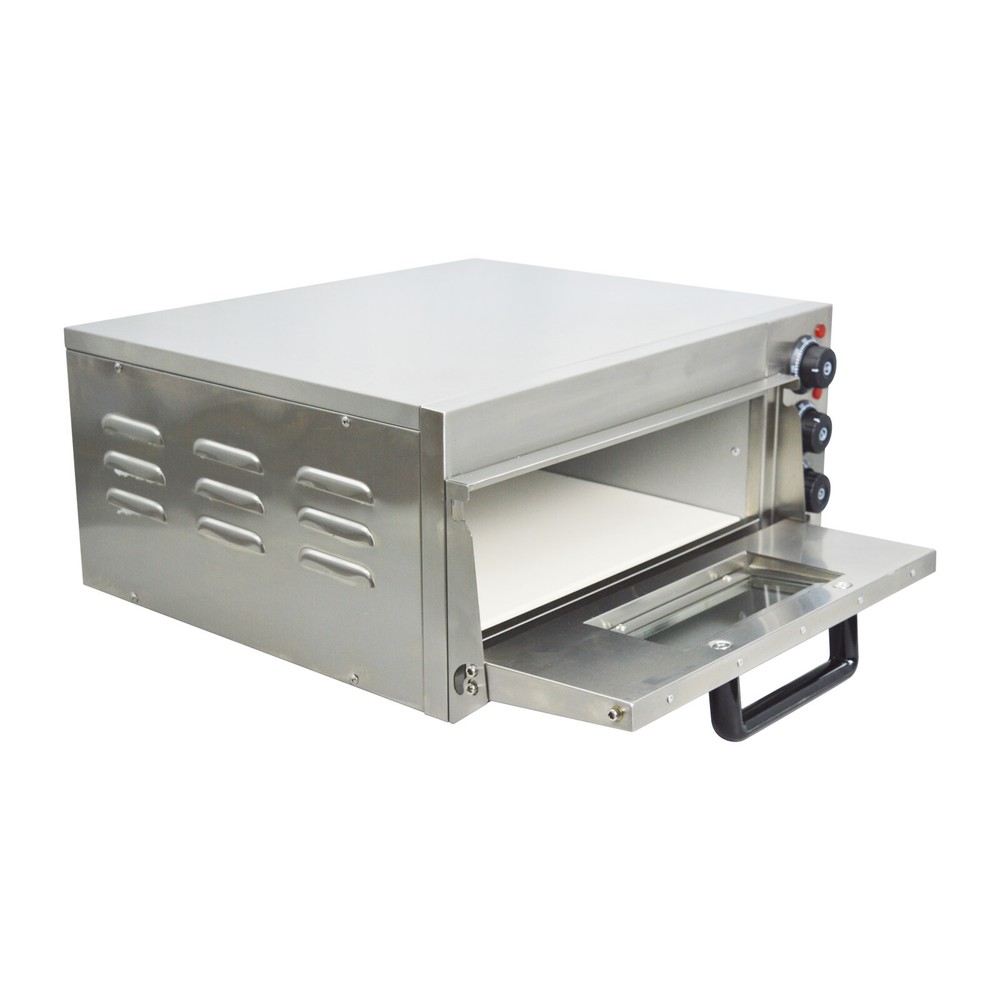 Single-Deck Commercial Pzza Maker Oven Bread Making Machines 110v 2kW