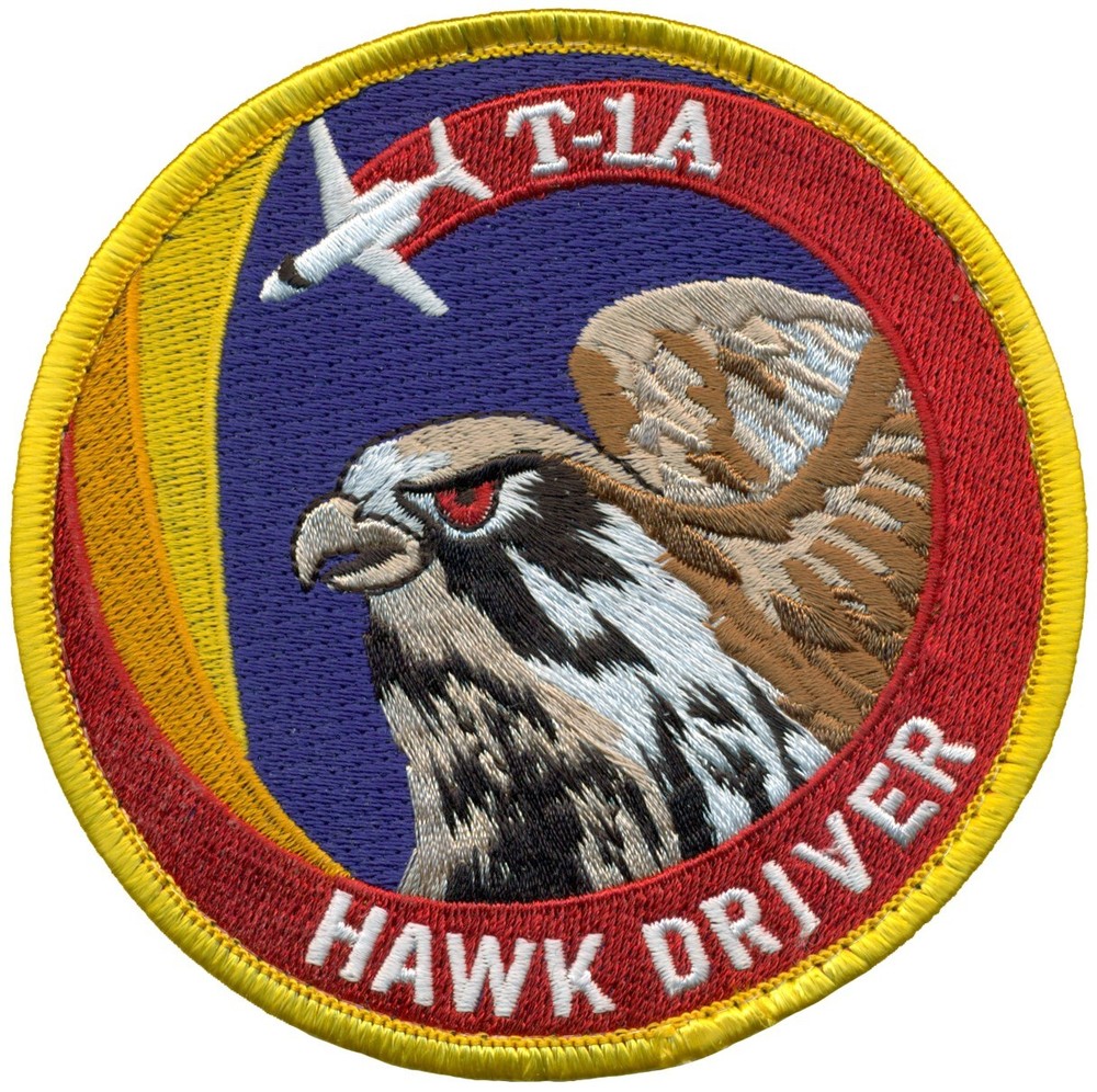 USAF BEECH T-1A JAYHAWK - HAWK DRIVER PATCH