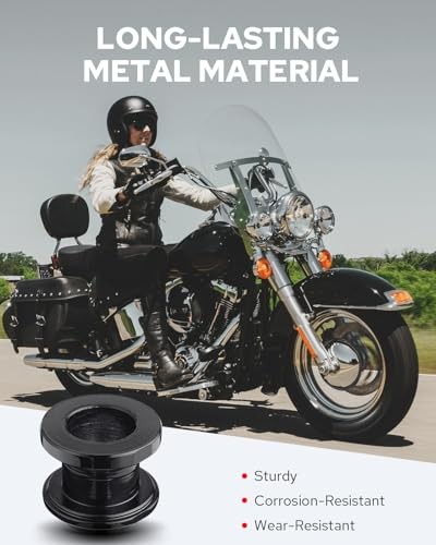 Four Point Docking Hardware Kits Quick Release Sissy Bar Luggage Rack Black