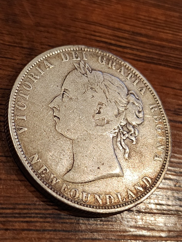 1900 Newfoundland 50 Cents Silver Coin
