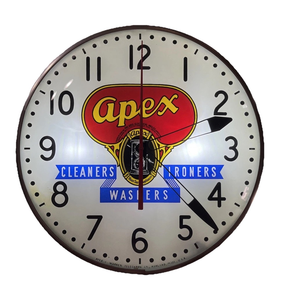 Ampex Telechron Advertising Clock