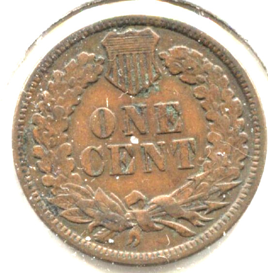 1887 1C BN Indian Cent