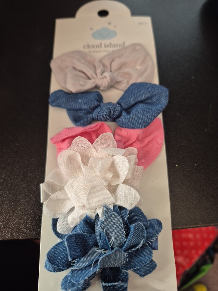 NWT CLOUD Island 5 Piece Hair Clips