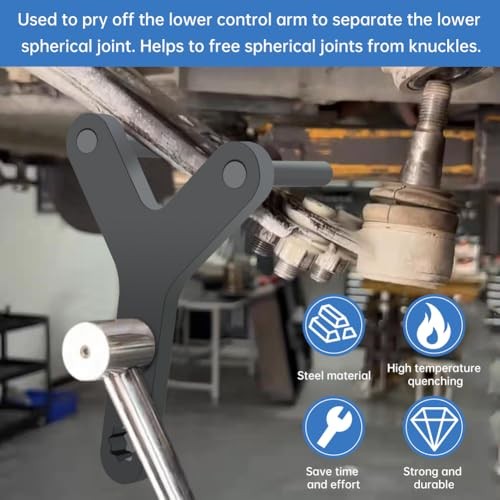 Lower Control Arm Prying Tool, Lower Ball Joint Pry Control arm pry Tool Black