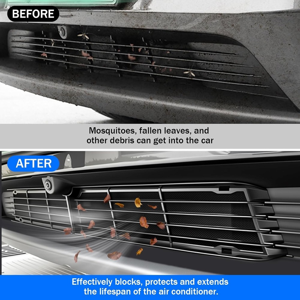 Front Grille Mesh Inserts for Tesla Model Y Juniper 2026(NOT for