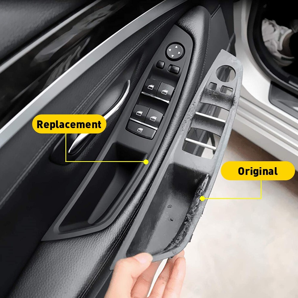 Door Switch Panel Handle Pull Inner Trim Front Left Fit 10-17 BMW 5 Series F10