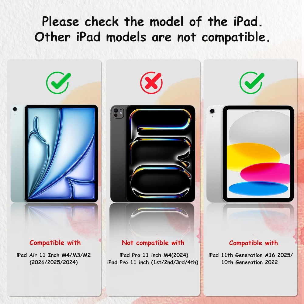 bersem 2Pack Paperfeel Screen Protector for iPad A16 11th/10th Generation 11/...