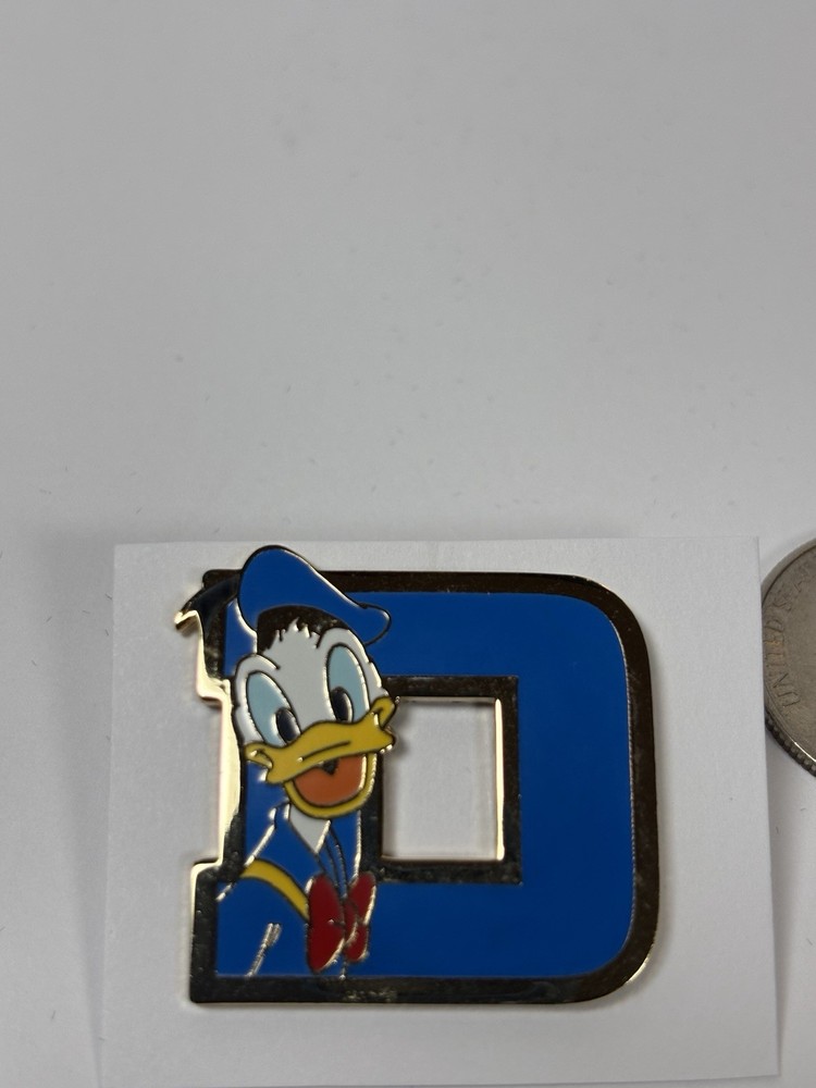 Disney D Is For Donald Duck Pin