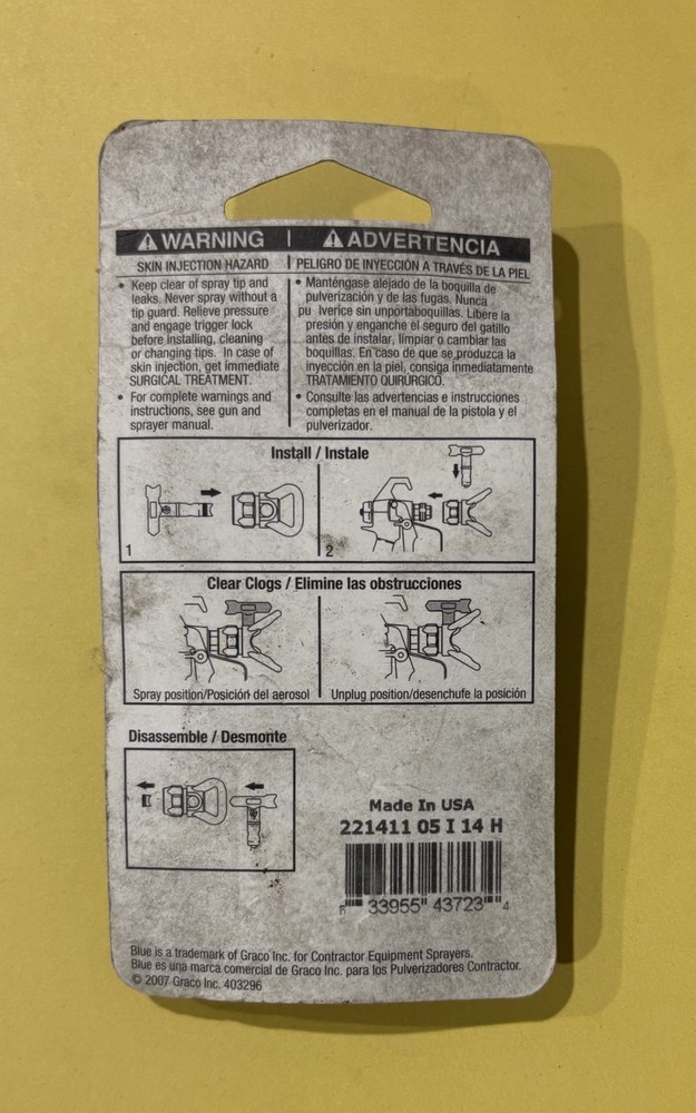 Graco RAC IV Switch Tip 411