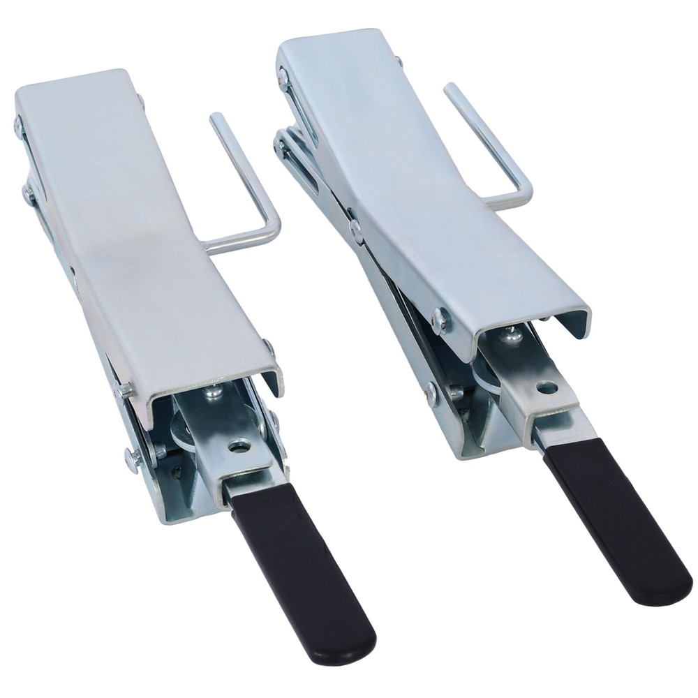 1 Pair Quick Locking Chock Axel-Chock Wheel-Stabilizer for RV, Trailer, Camper