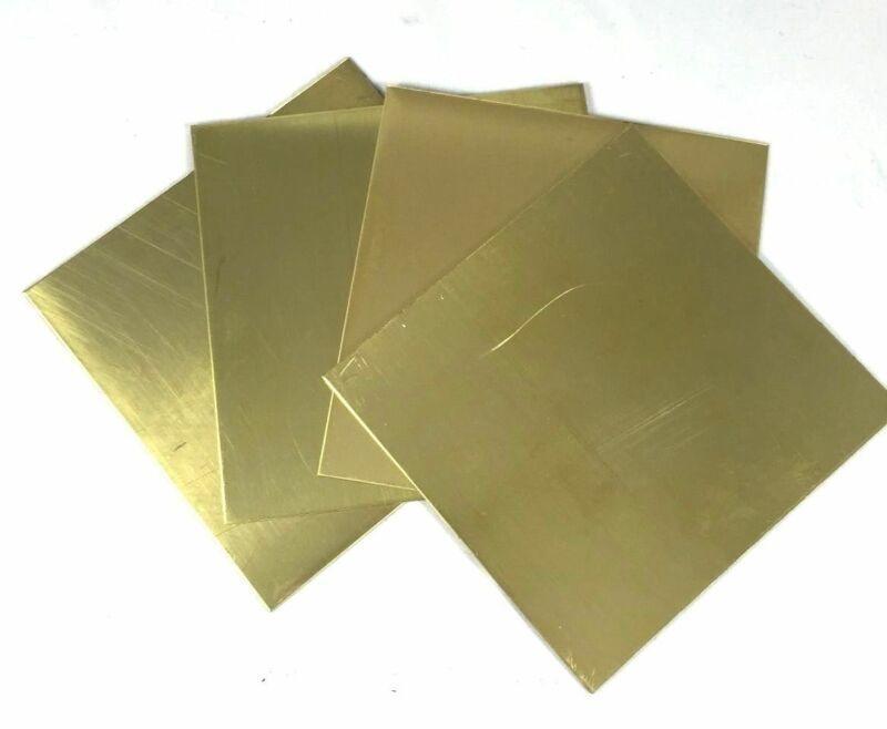 Brass Sheet Plate Panel Metal 0.1-8mm Thick - Multi sizes available
