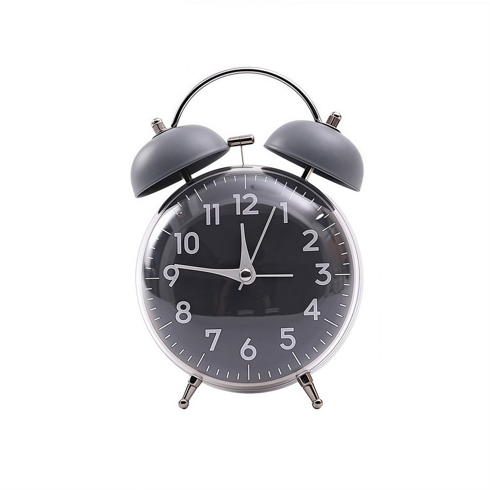 Classic Twin Bell Alarm Clock with Night Light for User Friendly Experience
