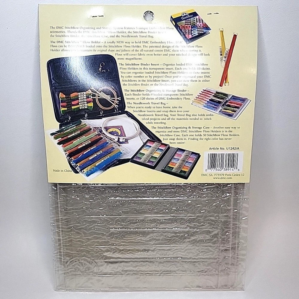 DMC Stitchbow Binder Inserts 2 Binder Inserts (1 Pack) Floss Binder Pages