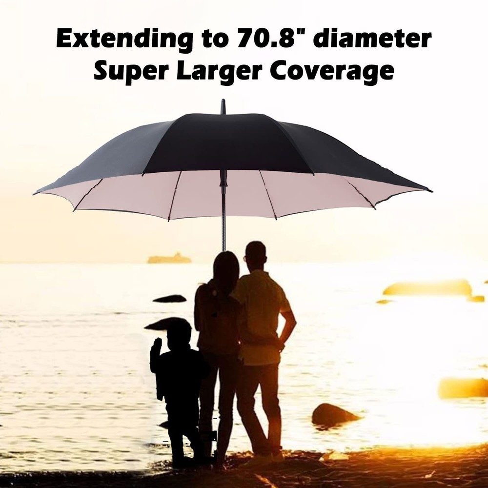 Golf Umbrell 72/80 Inch Extra Large Oversize Windproof Stick Umbrella