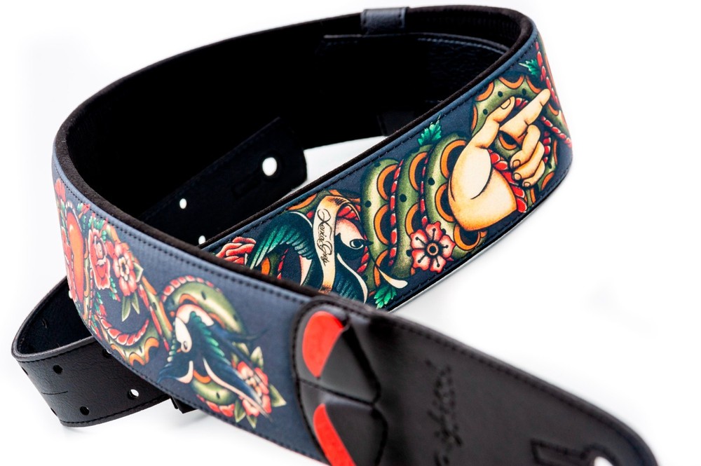 RightOn! Mojo Tattoo Guitar Strap