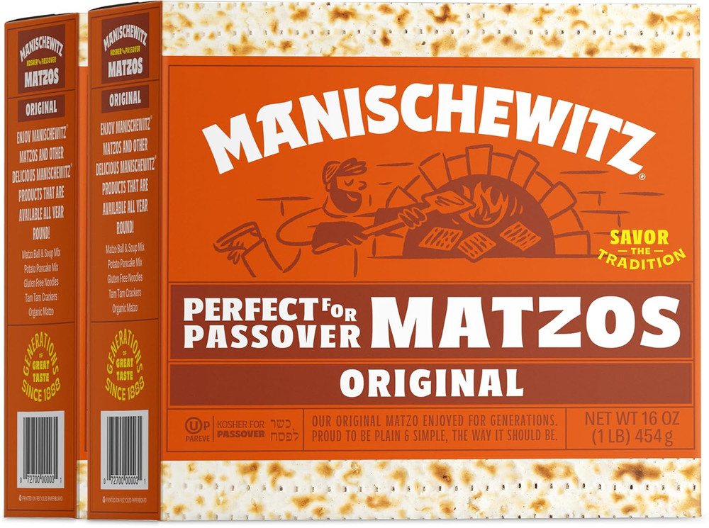 Passover Matzos Crackers - Fresh & Crispy (2 Pack, 2 lbs)