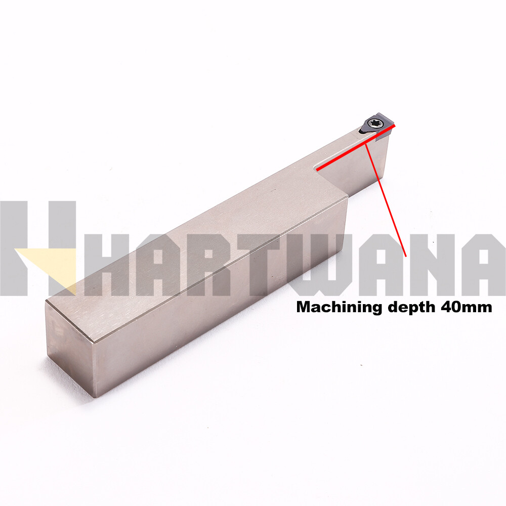 Grooving Inserts Width 8mm Indexable Lathe Grooving Turning Tool Holder 25mm
