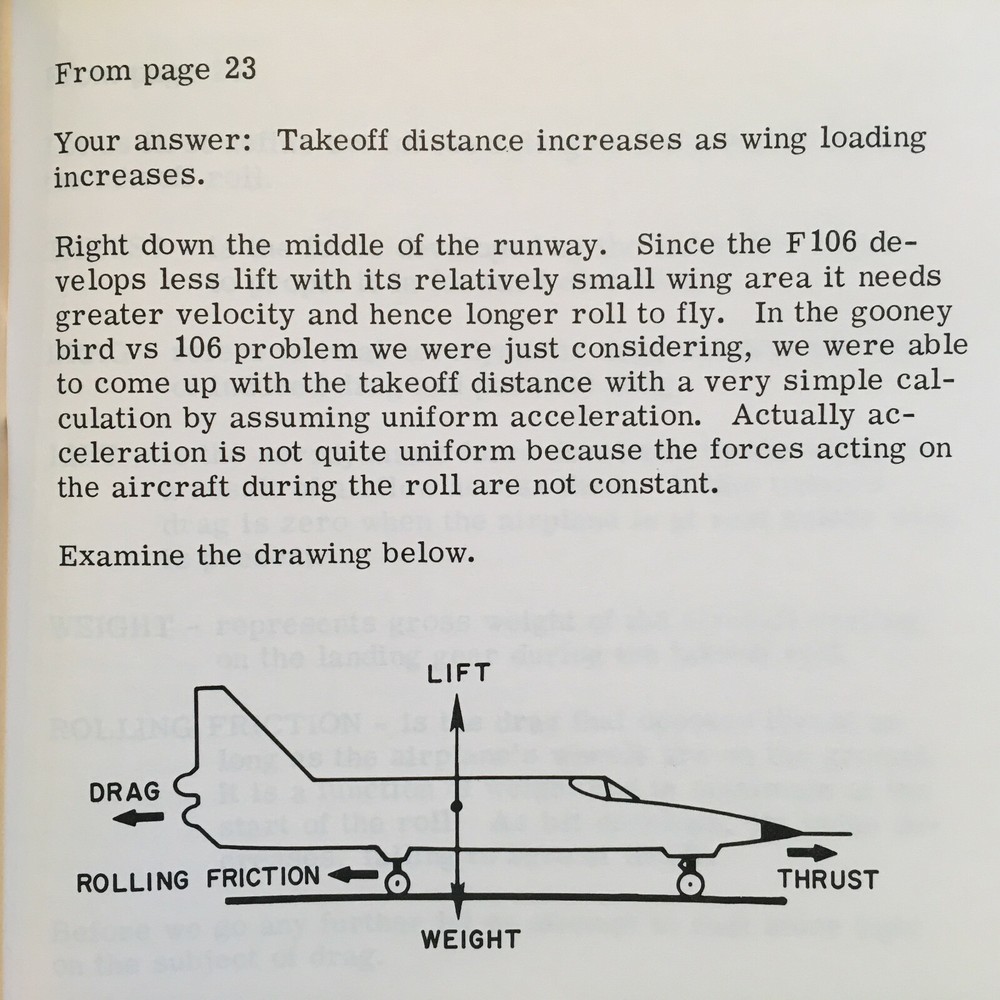 Interceptor Acceleration-Takeoff for the Fighter Pilot Training Manual