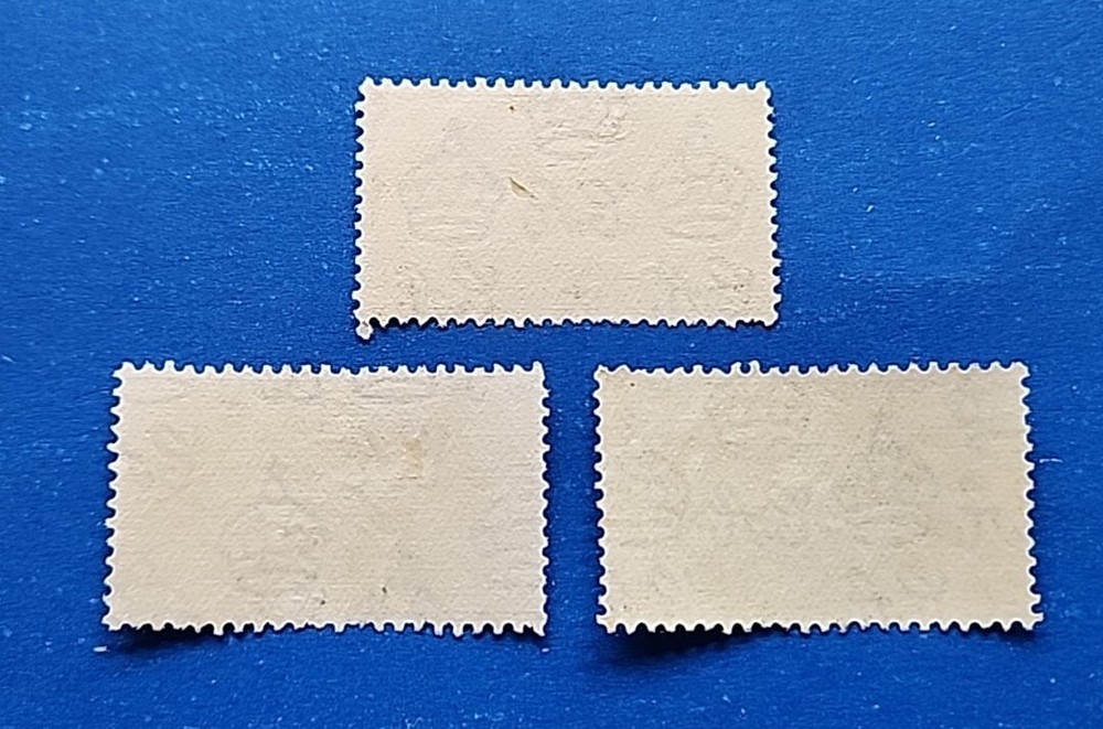 Ceylon Stamps, Scott 275-277 Complete Set Used