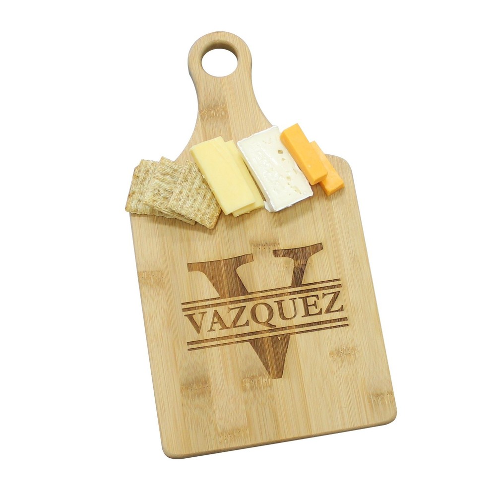 Personalized Bamboo Cheese Cutting Board