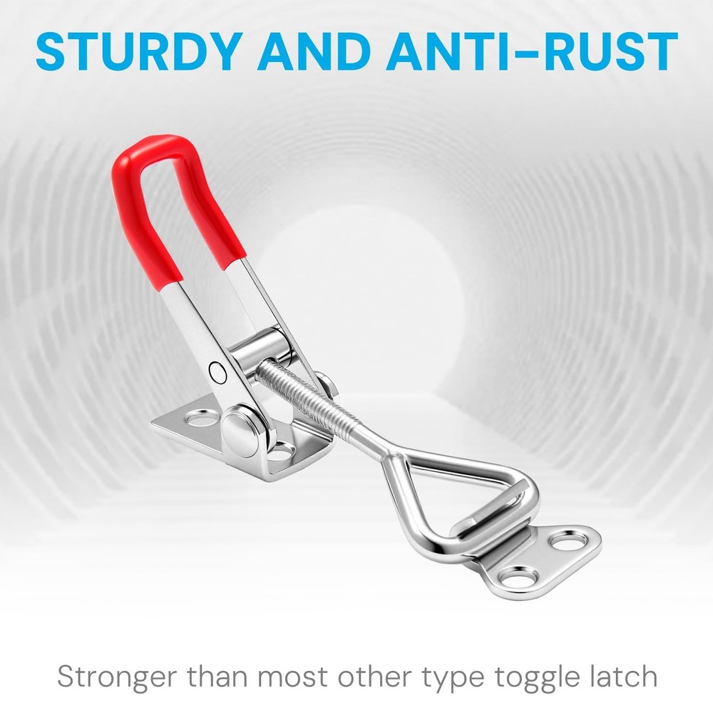 6 Pack Toggle Latch Clamp 4001, Adjustable Quick Release Pull Latches, toggle...