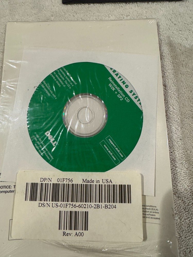 Microsoft Windows 2000 Professional - COA NOT INCLUDED!!!!