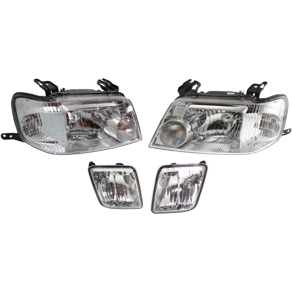 Headlight Kit For 2005-2007 Mercury Mariner Left and Right 4Pc