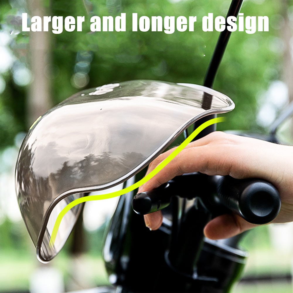 Motorcycle Hand Guard Cold Wind Deflector Windshield Shield Protector Universal