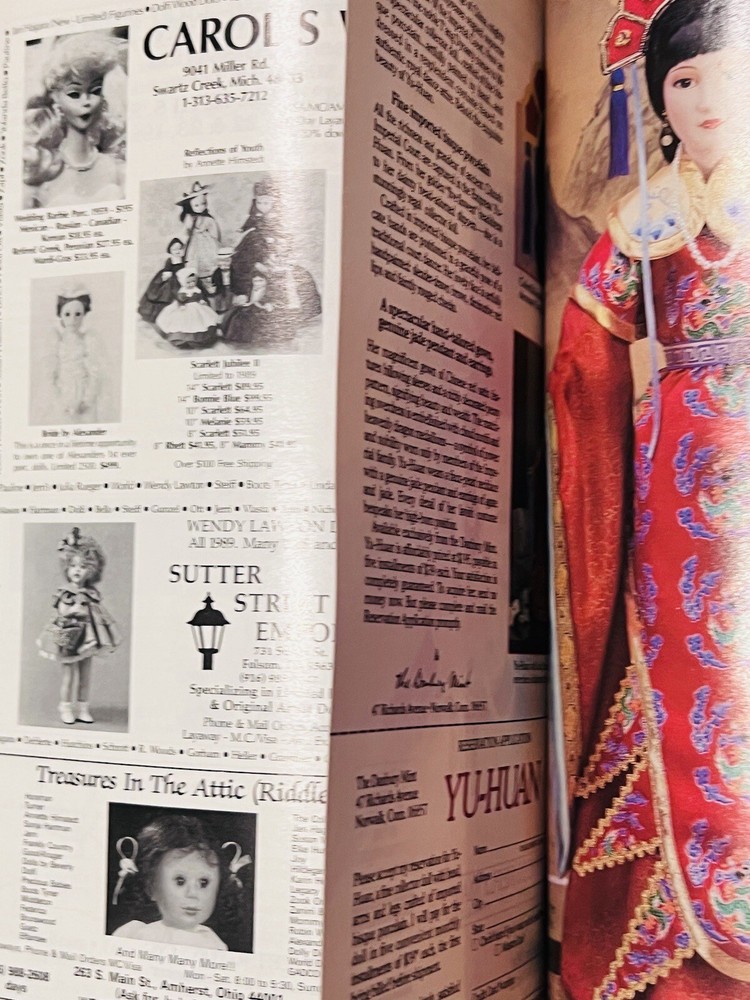 Vintage Doll Reader Catalogs With Inserts Still In Tact. Excellent Condition