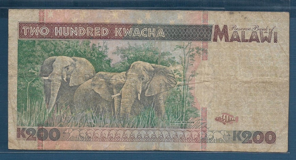 Malawi 200 Kwacha, 1995, P 35, VF-