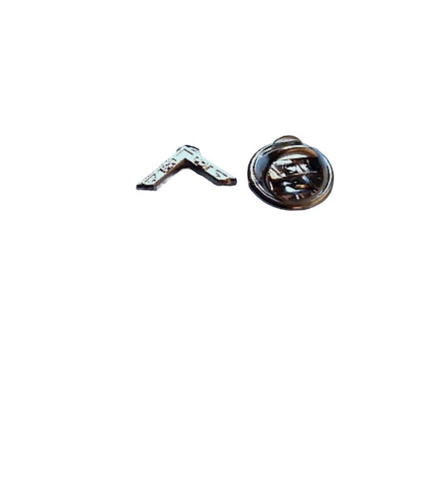 Worshipful Master Small Pin Silver Finish NMS