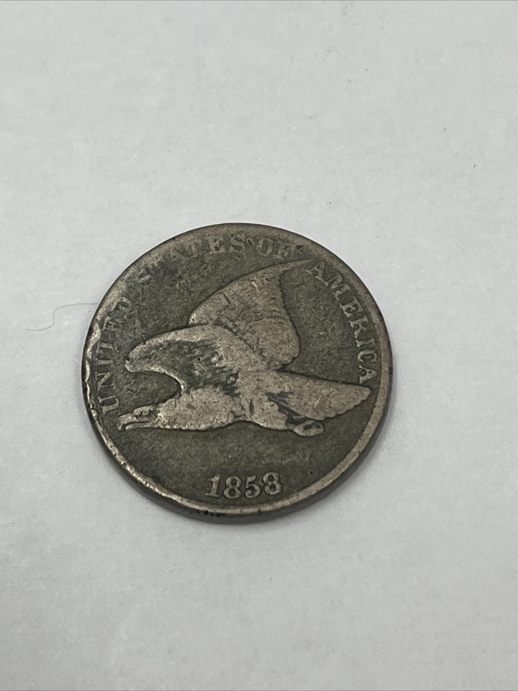 1858 Flying Eagle Cent Penny