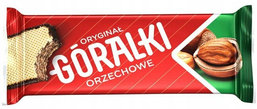 4 x Goralki Original Nut Crispy Wafers 4 x 45g